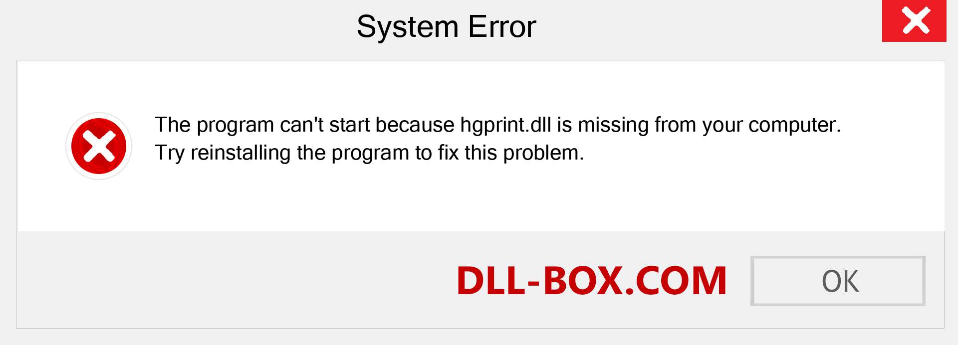  hgprint.dll file is missing?. Download for Windows 7, 8, 10 - Fix  hgprint dll Missing Error on Windows, photos, images
